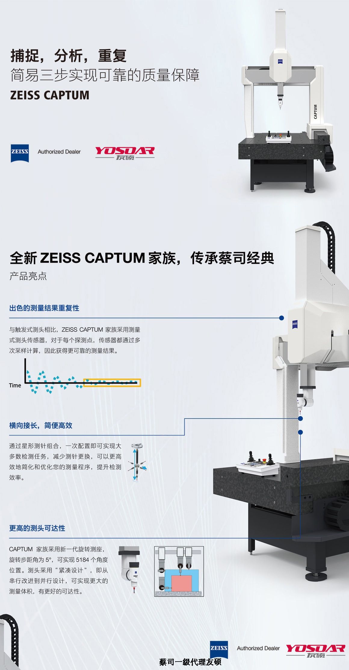 晋中蔡司晋中三坐标CAPTUM